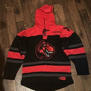 EXCISION HOCKEY JERSEY WITH HOOD